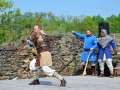 Středověký den na hradě Okoři zakončila bitva (Foto: Jitka Krňanská - KL)