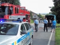 V Kačici hořel autobus plný cestujících