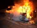 V Kladně shořel autobus za čtyři miliony korun (Foto: HZS Středočeského kraje)