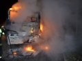 V Kladně shořel autobus za čtyři miliony korun (Foto: HZS Středočeského kraje)