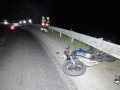 U obce Malé Kyšice došlo ke střetu motorky s osobním vozem (Foto: PČR)