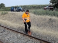 U Černuce se srazil vlak s osobním autem (Foto: KL)