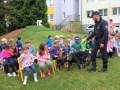 Kladenští policisté navštívili školku v Lánech (Foto: PČR)