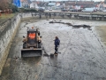 Ve Slaném U Brodu byla vyčištěná umělá vodní nádrž (Foto: MěU Slaný)