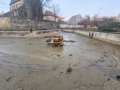 Ve Slaném U Brodu byla vyčištěná umělá vodní nádrž (Foto: MěU Slaný)