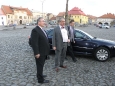 Ministr Karel Schwarzenberg zavítal do Velvar (Foto: KL)