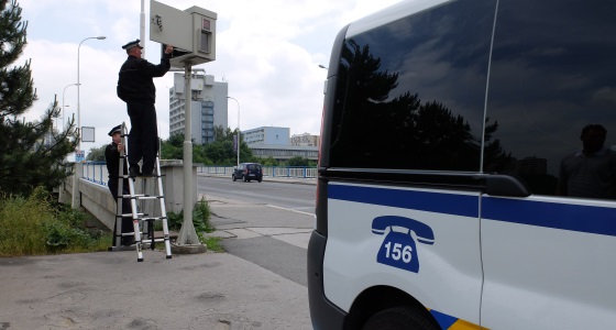 Městská policie Kladno využívá k měření rychlosti i pevná měřící stanoviště (Foto: Studio Fabrika)