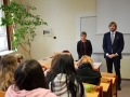 Kladenskou zdravotní školu navštívil ministr Adam Vojtěch (Foto: Jitka Krňanská - KL)